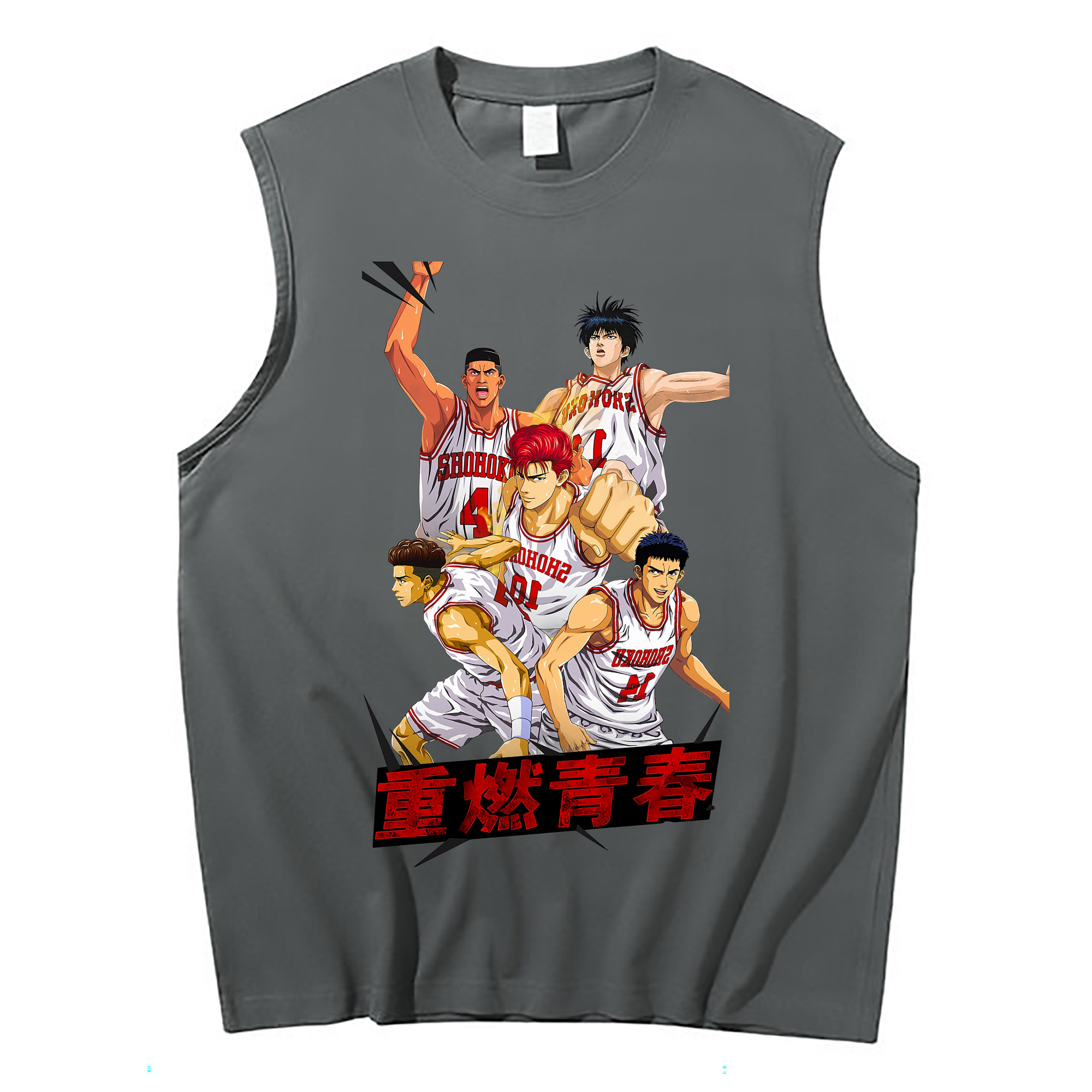 （画像用） SLAM DUNK／スラムダンク コットン100％タンクトップ（フロントプリント）